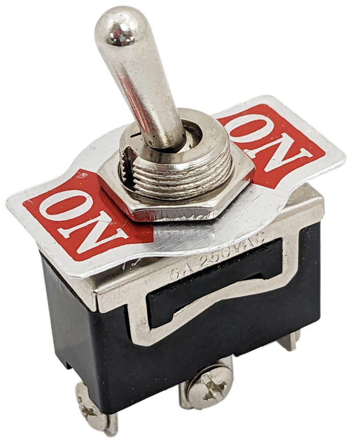 Standard Toggle Switch - SPDT - On-On - 3 Pin Screw Terminal