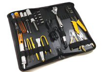 Load image into Gallery viewer, Electrical Engineering Toolkit, Includes 30W Soldering Iron, Desolder Pump, Wire Striper, Adjustable Wrench, Driver + Bits, Plier, IC Extractor &amp; More
