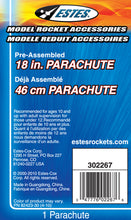 Load image into Gallery viewer, Estes 18 Inch Parachute for Model Rockets (002267)
