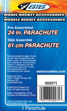 Load image into Gallery viewer, Estes 24 Inch Parachute for Model Rockets (002271)
