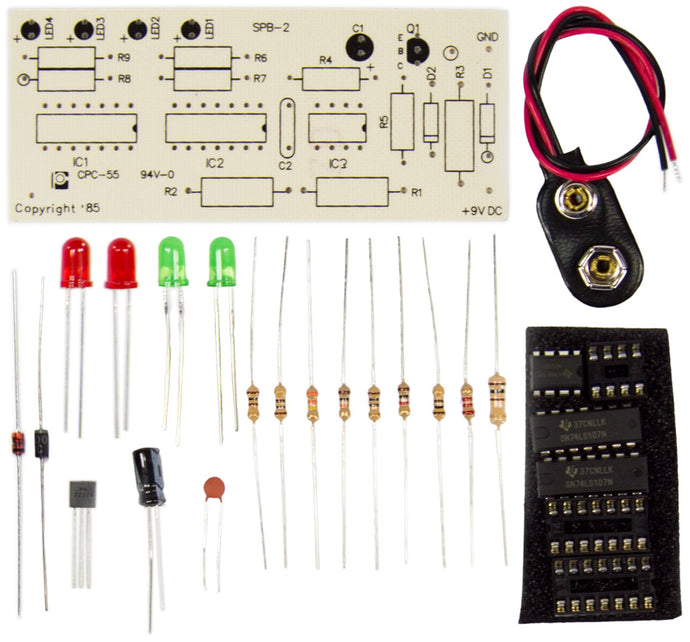 Solder Practice Kit, Beginner Skill Level, Learn Soldering Techniques (SPB2)