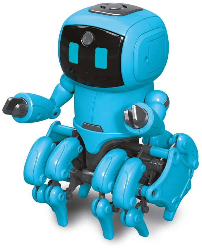 OWI Inc KikoRobot.962 | 192 Piece Do-It-Yourself Robot Kit with Infrared Sensor and Artificial Intelligence - AI Mode or Follow-Me Mode Using I/R