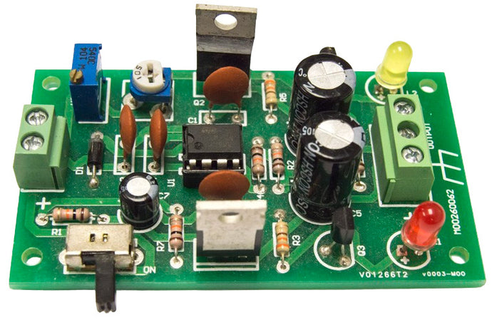 DIY Dual Rail Variable DC Power Supply Soldering Kit (Intermediate Level) Single Range: 3V to 32V, Dual Range: +/- 1.5V to +/- 16V