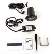 Load image into Gallery viewer, Waterproof IP65 Green and Red Star Show Multi-mode Laser Projector with IR Remote
