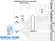 Load image into Gallery viewer, CANADUINO ZIF Socket Programming Shield V2 for Arduino
