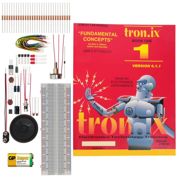 Build over 40 really interesting experiments and circuits! | Classroom friendly, no soldering required | Complete with everything needed including battery and manual | Basic electronic lessons include: Ohm's law, Resistors in Series and Parallel, Voltage Measurement and more | 