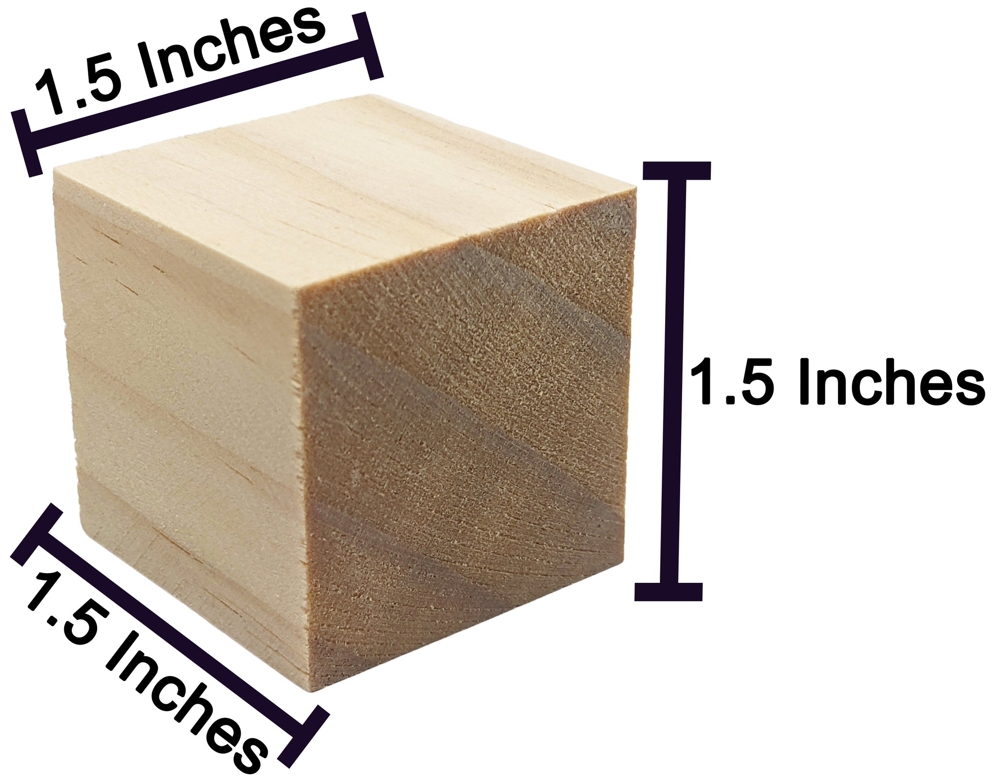 1,000 Pack ¾-inch (0.75) Wood Blocks, Mini Unfinished Wooden Cubes for Painting, Carving, and Other DIY Craft Projects - SciencePurchase