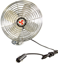 Load image into Gallery viewer, 12V Heavy Duty Metal 2-Speed Fan for Cars and RVs - Plugs into Auxiliary Power Socket
