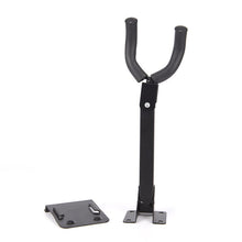 Load image into Gallery viewer, Guitar Hanger Stand Holder Wall Mount with 180 Degree Angle Adjustment and Slat Wall Adapter for Acoustic Bass Banjo
