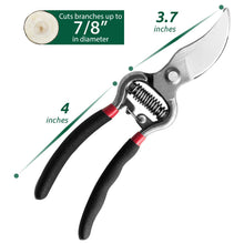 Load image into Gallery viewer, 8.5&quot; Steel Pruning Shears - Gardening Hedge Trimmer - Bonsai / Branch Cutters
