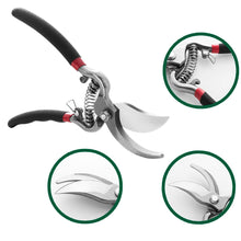 Load image into Gallery viewer, 8.5&quot; Steel Pruning Shears - Gardening Hedge Trimmer - Bonsai / Branch Cutters
