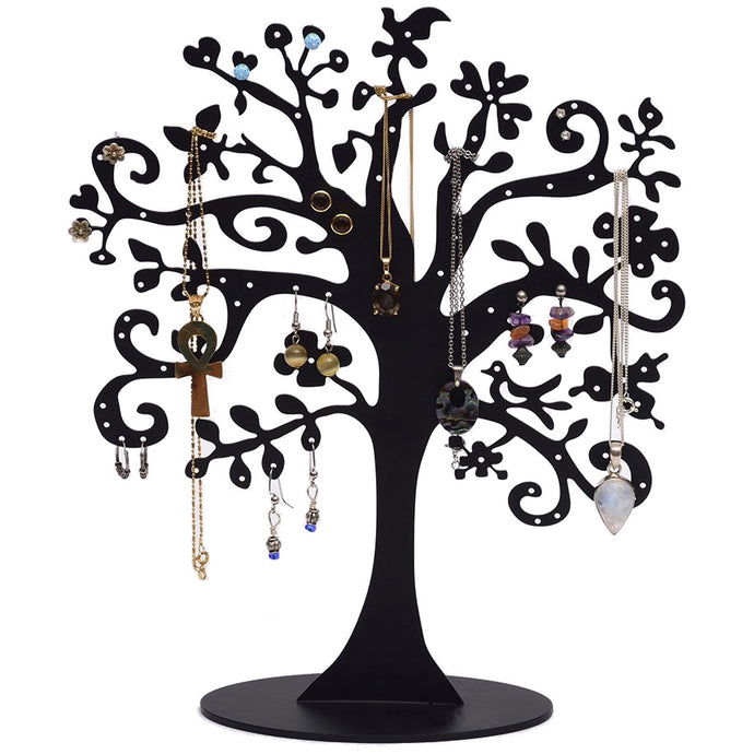 Tree Jewelry Display Organizer - Holds Bracelets, Necklaces, Earrings - 10