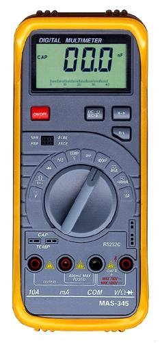 Display: Digital and Analog display, 3999 counts and 38 segments bar graph | RS232C standard interface | Diode test; Autorange, Manual Range, Backlight | Data hold, continuity test | 