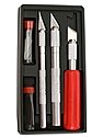 Load image into Gallery viewer, ProEdge Precision Hobby Knife Set with Three Handles and 10 Blades for Cutting, Carving, and Scraping
