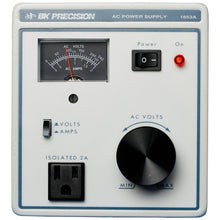 Load image into Gallery viewer, Power supply unit provides a source of AC voltage and current for powering and testing electronic devices in research, medical, laboratory, production, and educational applications | One output supplies continuously variable voltage or current | Built-in isolation transformer reduces risk of shock when working with hot-chassis equipment | Digital meter shows output voltage and current readings | Input fuse helps prevent damage to the PSU or connected equipment due to overload
