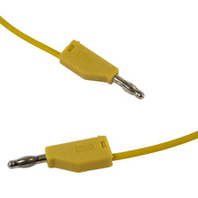 Load image into Gallery viewer, 36&quot; Yellow Banana to Banana Test Lead, Stackable Plugs
