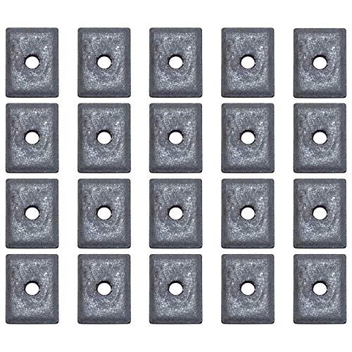 20 Pack of Rectangular Magnets with Center Hole - 1