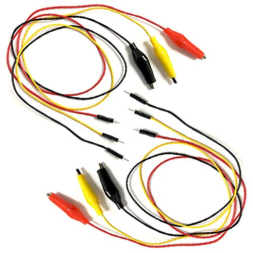 Includes six Alligator to Test Pin leads: 2 red, 2 black, 2 yellow | Each lead is 22 inches long