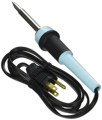 Non-temperature controlled soldering iron | Round, ergonomic soft grip handle for extended use | Stainless steel heater for long life | Includes soldering tip | Available in 2-wire and 3-wire power cords, 5' cord length