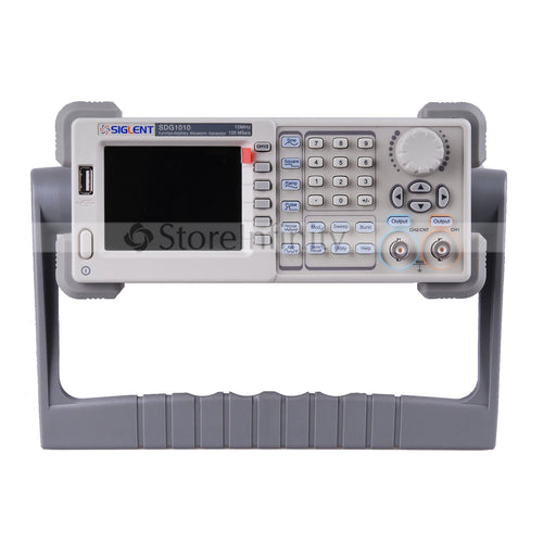 Apply DDS technology,provide 2 channels output,phase is adjustable,highest output frequency 10MHz | 125MSa/s sample rate,14bit vertical resolution,16Kpts wave length; | Output 5 types of standard waveform,internally installed 48 types of waveform; | Internally installed high precision,wide frequency is up to 200MHz; | Abundant modulation connection:USB Device,USB Host,support U Disk storage and software upgrading;