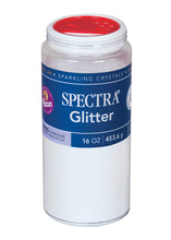 Load image into Gallery viewer, Sold as an Each | Spectra Glitter Sparking Crystals are hexagon shaped plastic glitter crystals | They are non-toxic and packaged in convenient plastic dispensing jars | The jar tops contain a variety of slot openings making it easy to use without a lot of mess | Ideal for the art classroom and projects
