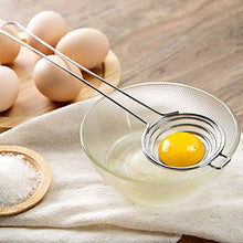 Load image into Gallery viewer, Stainless Steel Egg Separator Dishwasher Safe - Yolk Remover / Extractor
