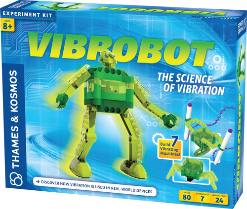 Learn about the fun application of vibrating motors | Build a vibrating robot that shimmies, wiggles, twirls and dances around | Make a vibrating bug and watch it hop around the tabletop