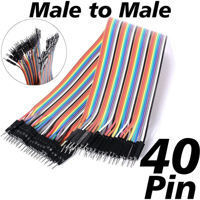 40 Pin Male To Male Jumper Wire Cable, 9